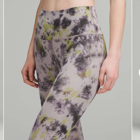 Lululemon Align High-Rise Crops 23
Radial Tie Dye Mauve Grey Multi - Picture 3 of 8